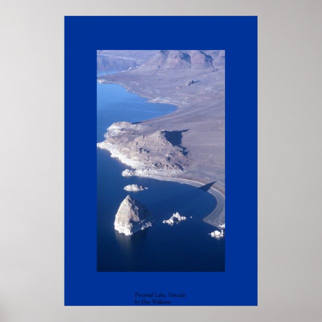 Poster Lac Pyramide, Nevada (Devant)