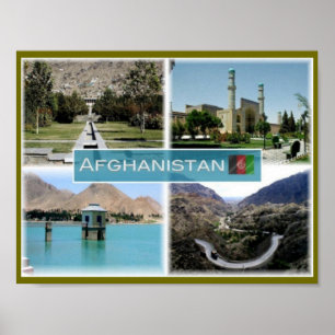 Poster Lac Qargha - Babur Garden