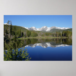 Poster Lac Sprague I dans le parc national de Rocky Mount