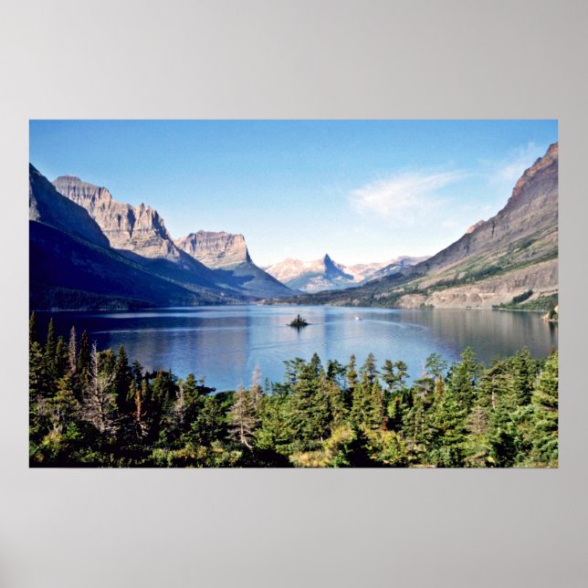 Poster Lac St. Mary - Parc national des Glaciers (Devant)