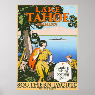 POSTER LAC TAHOE