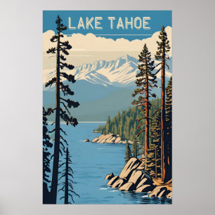 Poster Lac Tahoe