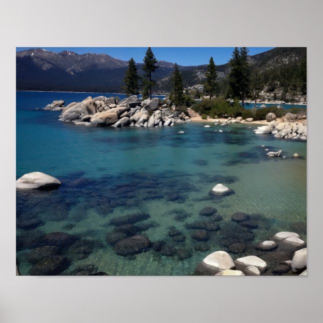 Poster Lac Tahoe (Devant)
