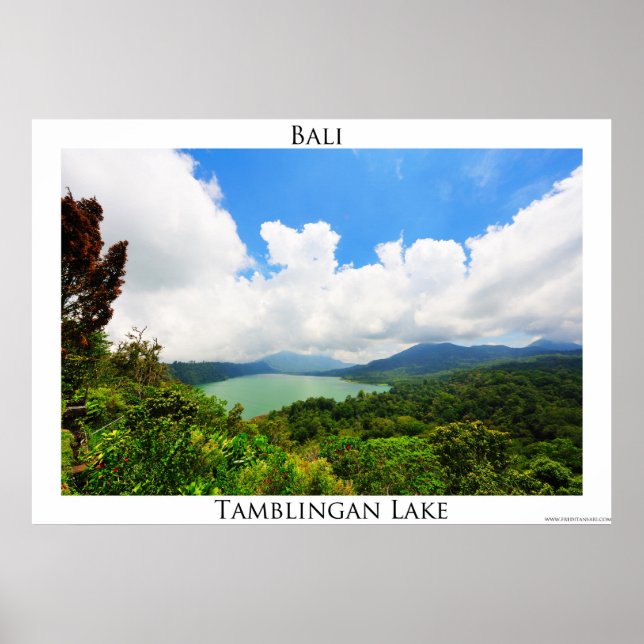 Poster Lac Tamblingan (Devant)