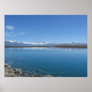 Poster Lac Tekapo, Nouvelle-Zélande