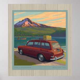 Poster Lac Trillium, pas de plaque d'immatriculation