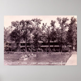 Poster Lac Wawasee hôtel de Syracuse, Indiana Sargents