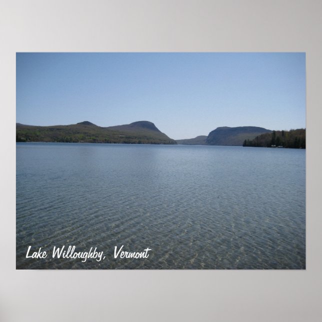 Poster Lac Willoughby Poser 1 - Customisé (Devant)
