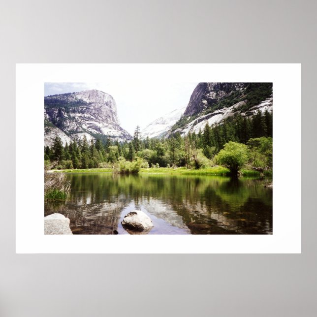 Poster Lac Yosemite Mirror (Devant)