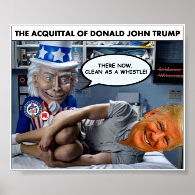 Poster L'Acquittement de l'affiche de Donald John Trump (Devant)