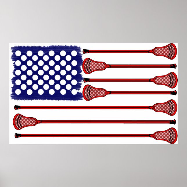 Poster Lacrosse AmericasGame (Devant)