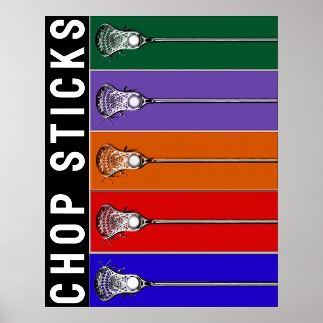 Poster Lacrosse Créatif (Devant)