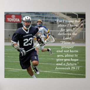 Poster Lacrosse de 29:11 de Jérémie