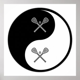 Poster Lacrosse de Yin Yang