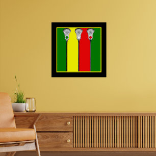 Poster Lacrosse Sports Art