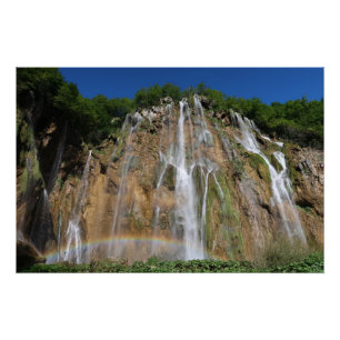 Poster Lacs de Plitvice Croatie