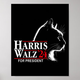 Poster Ladies Cat Harris Wheimer 24 For President Electio
