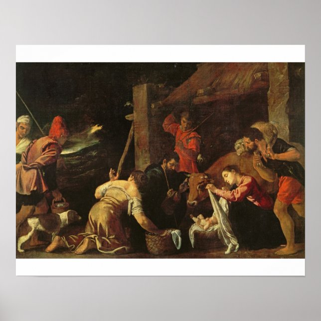 Poster L'adoration des bergers 2 (Devant)