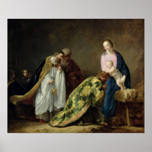 Poster L'Adoration des Mages, 1638