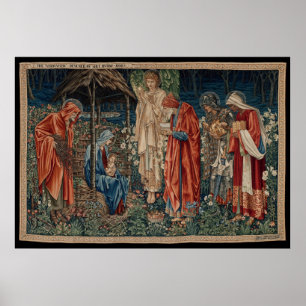 Poster L'Adoration des Mages (par Edward Burne-Jones)