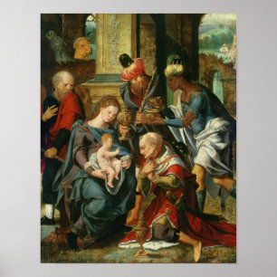 Poster L'adoration des Magi, 1530