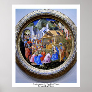 Poster L'adoration des Magi TondoBy Lippi ATF Filipo
