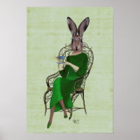 Lady Bella Rabbit Prendre Du Thé