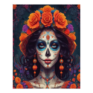 Poster Lady Catrina portrait