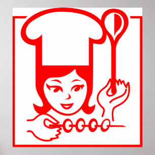 Poster Lady Chef