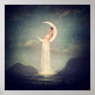 Poster Lady de la rivière Moon
