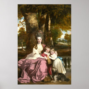 Poster Lady Elizabeth Delmé, Sir Joshua Reynolds Fine Art