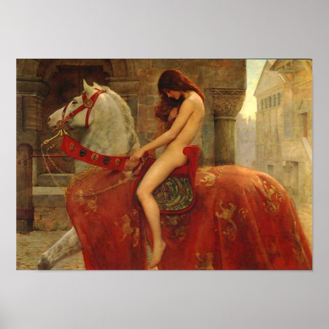 Poster Lady Godiva (Devant)