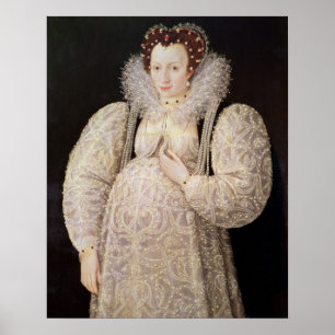 Poster Lady inconnue, c.1595-1600