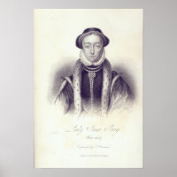 Lady Jane Grey, gravée par S. Freeman