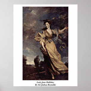 Poster Lady Jane Halliday Par Sir Joshua Reynolds