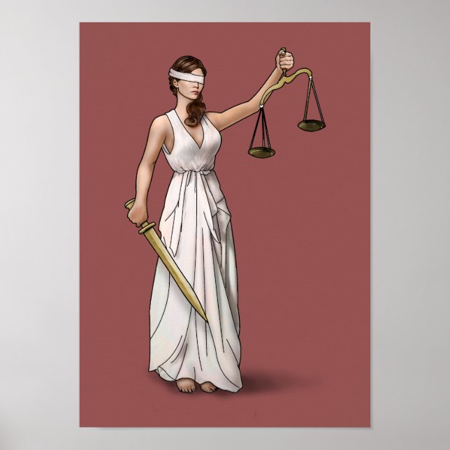 Poster Lady Justice - Marsala (Devant)