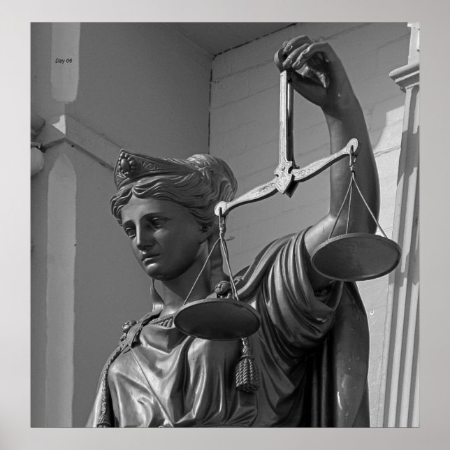 Poster Lady Justice, Virginia City (Devant)