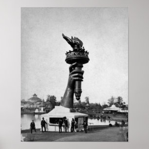 Poster Lady Liberty's Hand and Torch