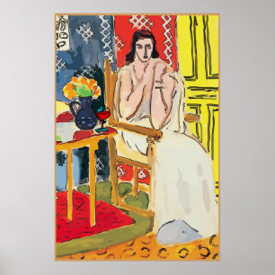 Poster Lady Matisse avec du verre brandy