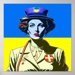 Poster Lady Ukraine