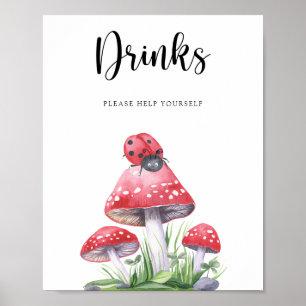 Poster Ladybug - Boissons vous aider