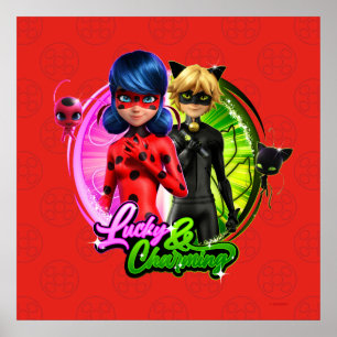 Poster Ladybug & Cat Noir   Lucky & Charming