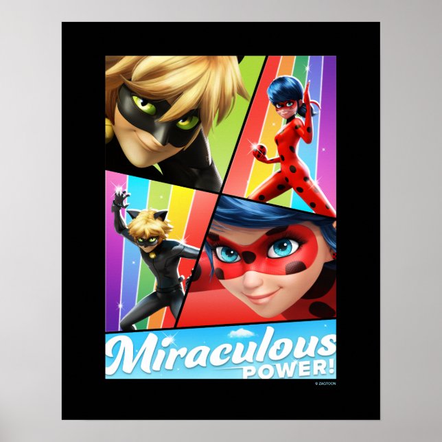 Poster Ladybug & Cat Noir | Puissance Miraculeuse ! (Devant)