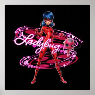 Poster Ladybug et Tikki Graphic