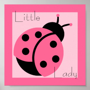 Poster Ladybug "Little Lady" Print