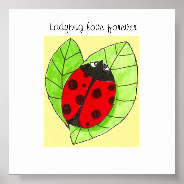Poster Ladybug Love Forever (Devant)