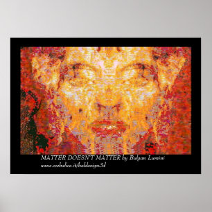 Poster L'AFFAIRE N'A PAS D'IMPORTANCE Masque fractal en r