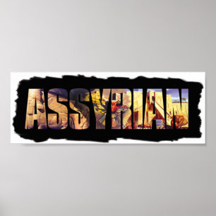 Poster L'affiche assyrienne de mot