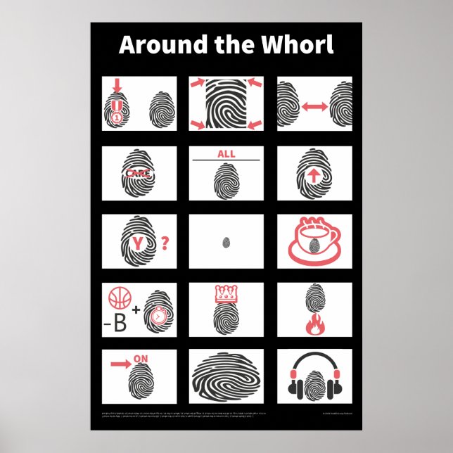 Poster L'affiche autour du Whorl (Devant)