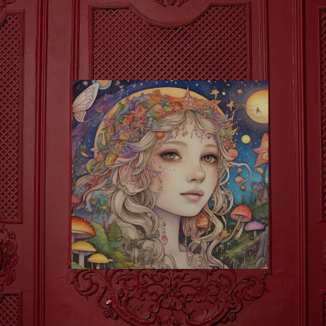 Poster L'affiche brillante de la reine de la Féerie (Créateur téléchargé)